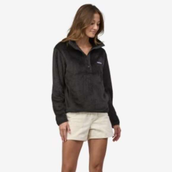 Vintage Patagonia Women's Re-Tool Snap-T Fleece Pullover in Black - Picture 3 of 12